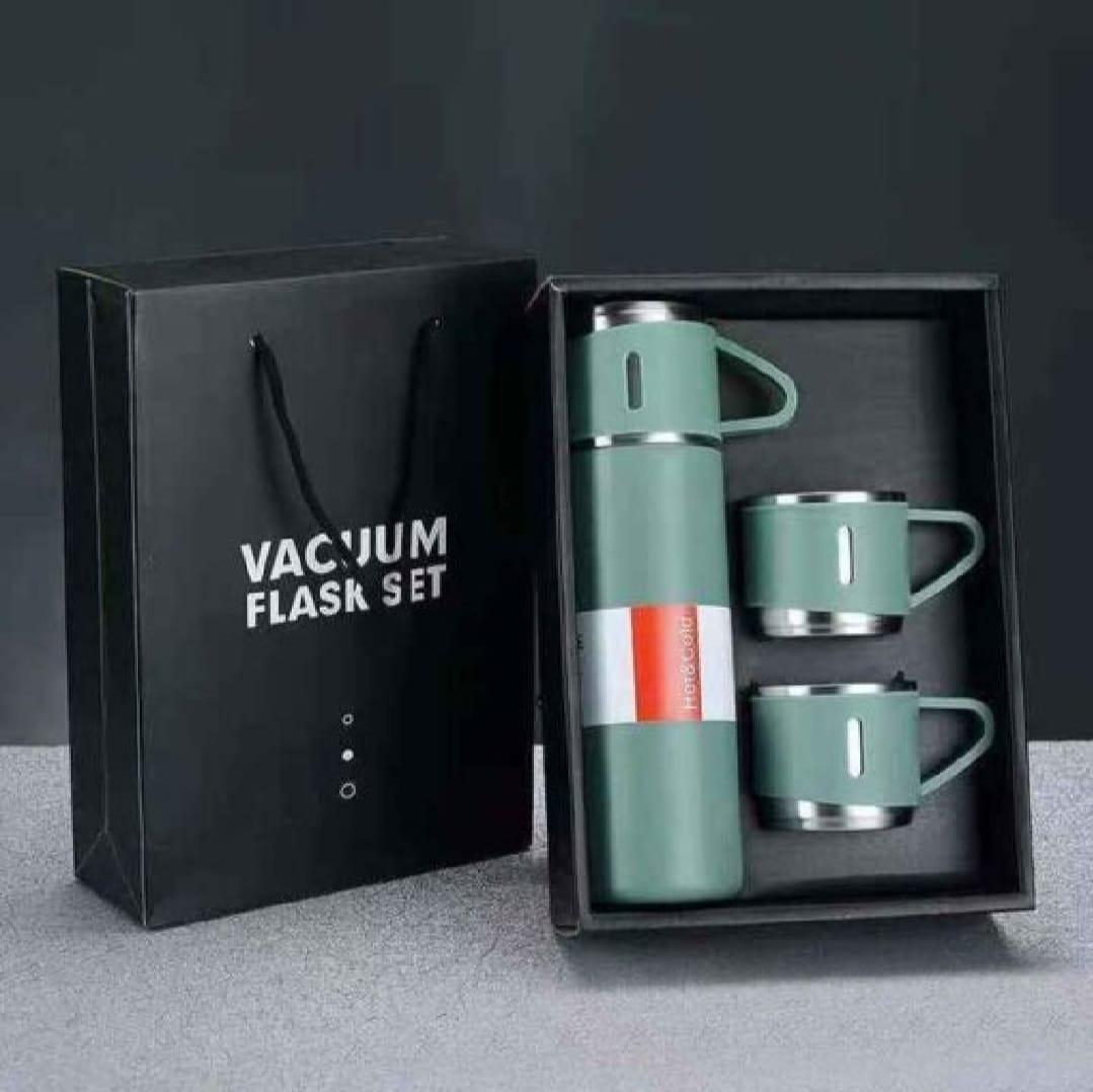 Premium Vacuum Flask Set Stainless Steel 500ml