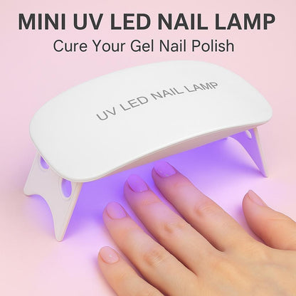 Mini Uv Led Nail Lamp For Gel Polish Currying