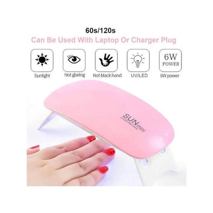 Mini Uv Led Nail Lamp For Gel Polish Currying