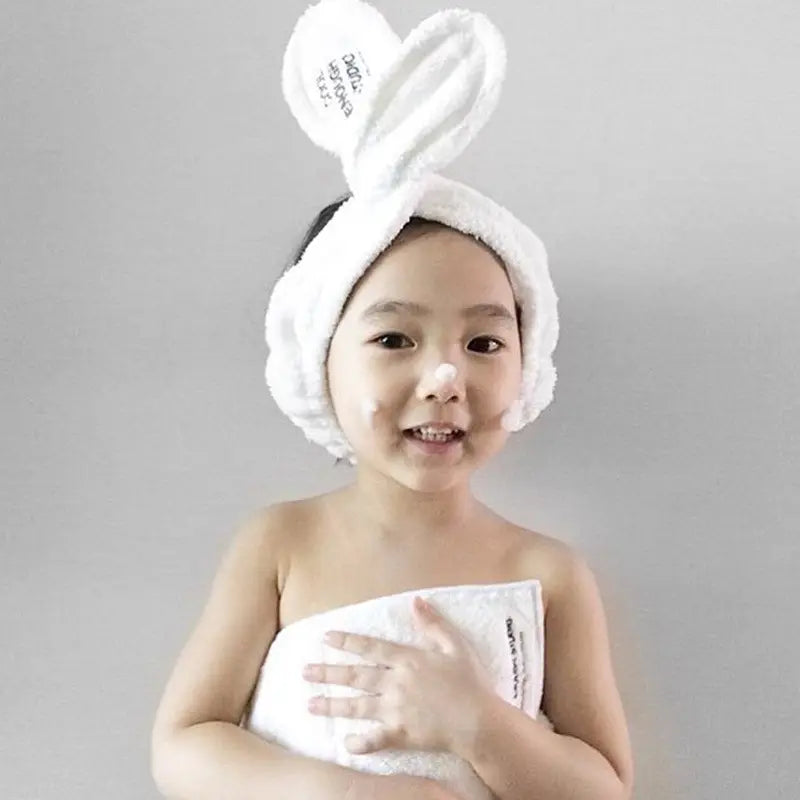 Rabbit Ears Hair Band for Women Wash Face Headband Makeup Mask Yoga Hair Band