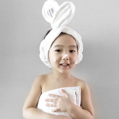 Rabbit Ears Hair Band for Women Wash Face Headband Makeup Mask Yoga Hair Band