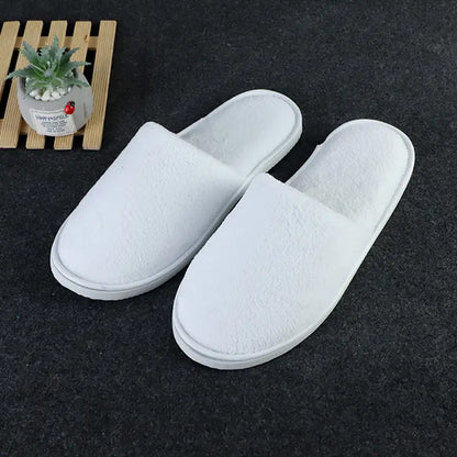 Coral Fleece Slippers designed for both home and hotel use.
