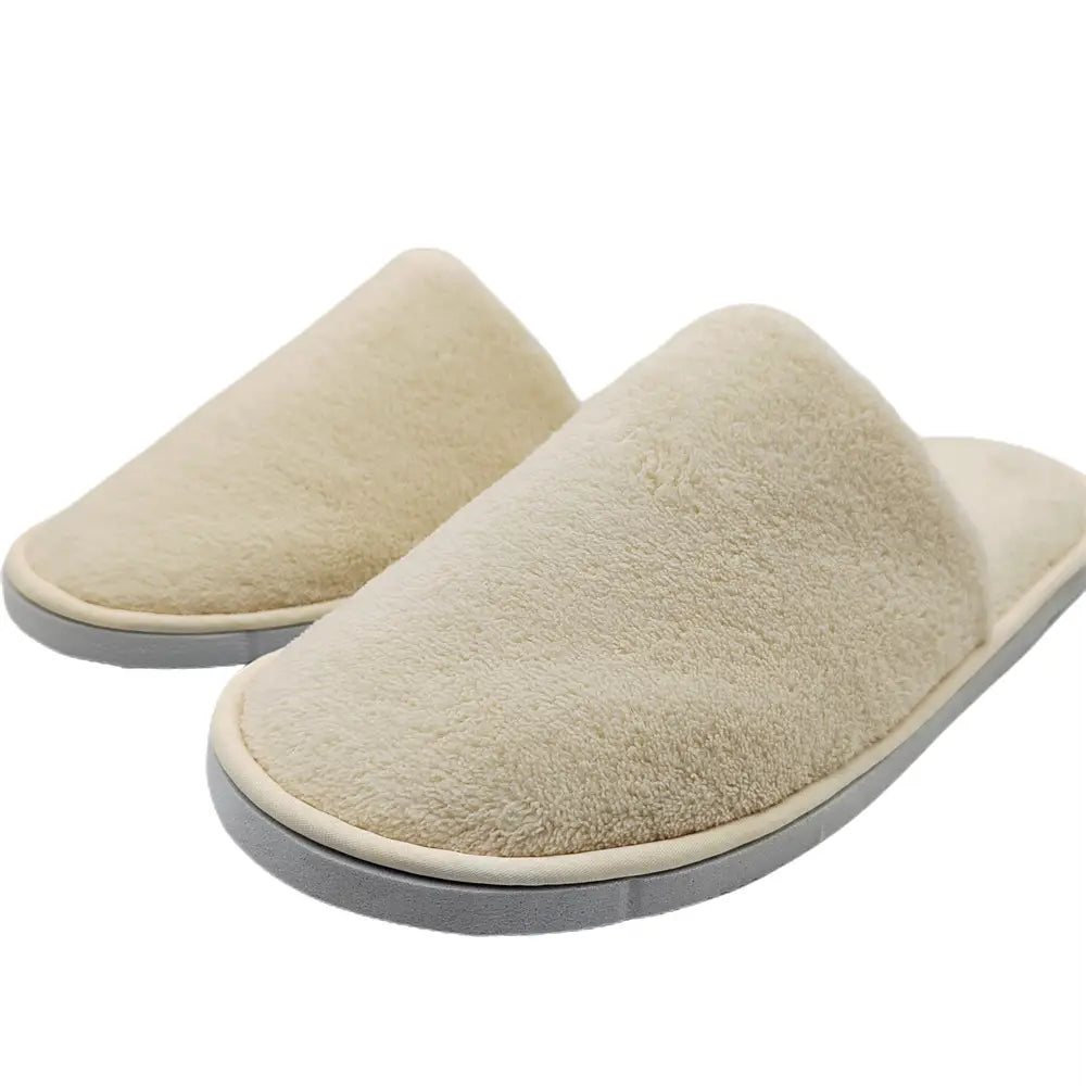 Coral Fleece Slippers designed for both home and hotel use.