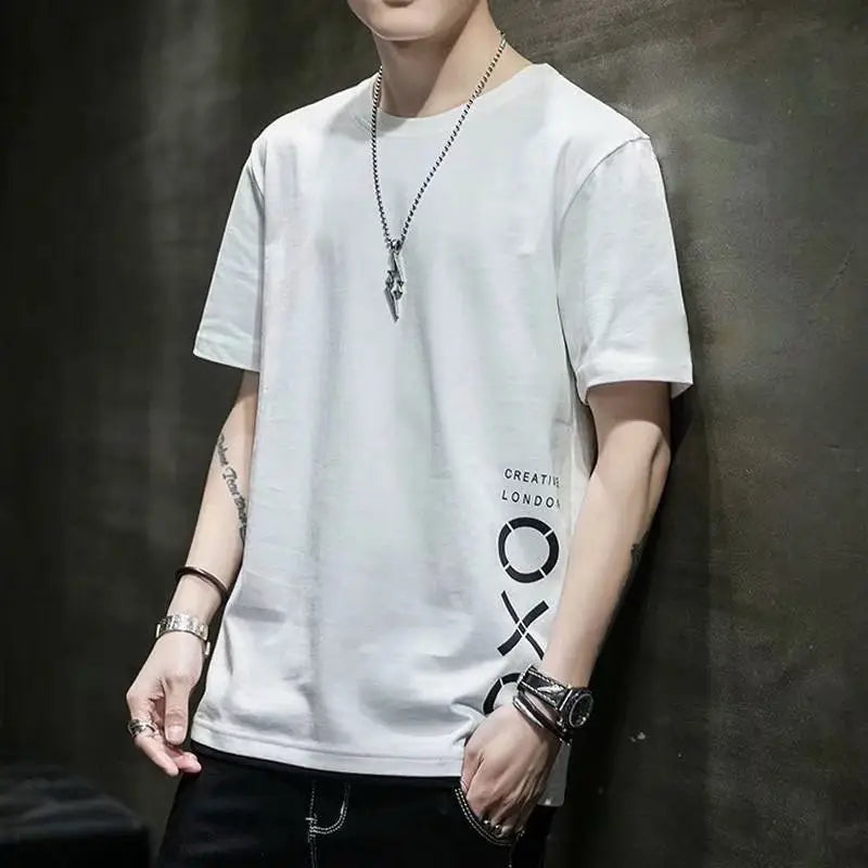 Men’s Graphic Urban-Style Summer T-Shirt