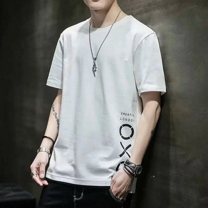 Men’s Graphic Urban-Style Summer T-Shirt