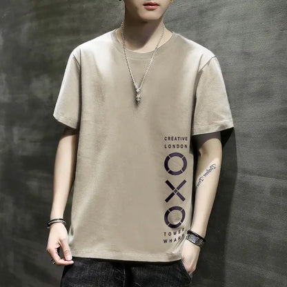 Men’s Graphic Urban-Style Summer T-Shirt