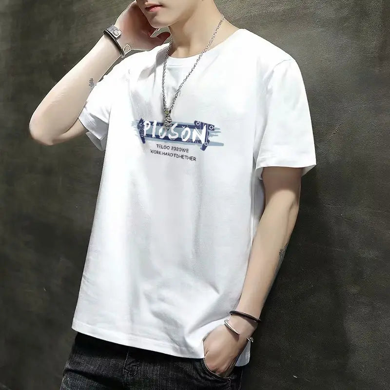 Men’s Graphic Urban-Style Summer T-Shirt