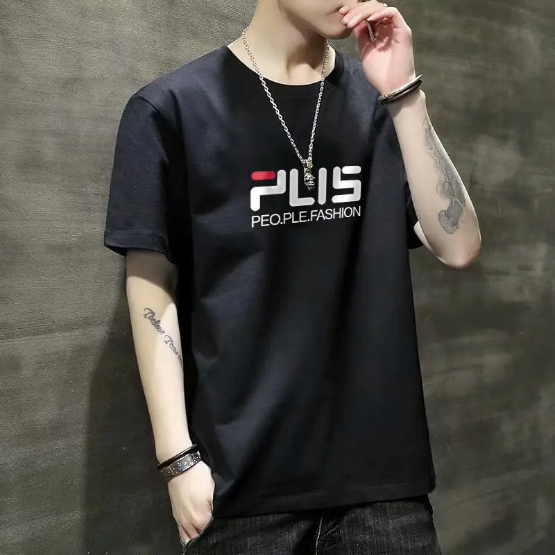 Men’s Graphic Urban-Style Summer T-Shirt