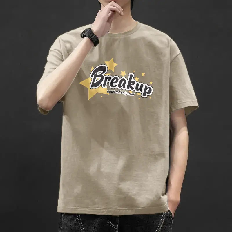 Men’s Graphic Ice-Silk Summer T-Shirt