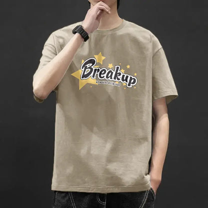 Men’s Graphic Ice-Silk Summer T-Shirt