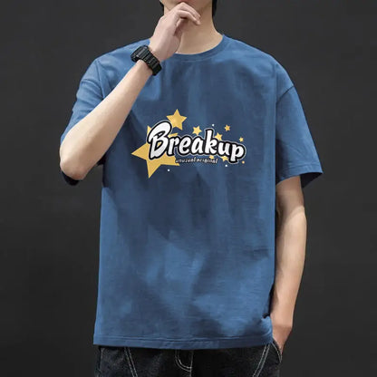 Men’s Graphic Ice-Silk Summer T-Shirt