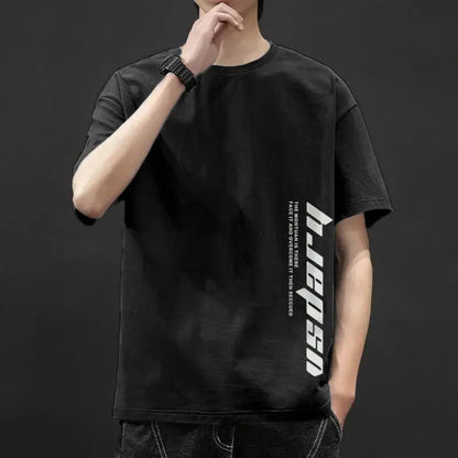 Men’s Graphic Ice-Silk Summer T-Shirt