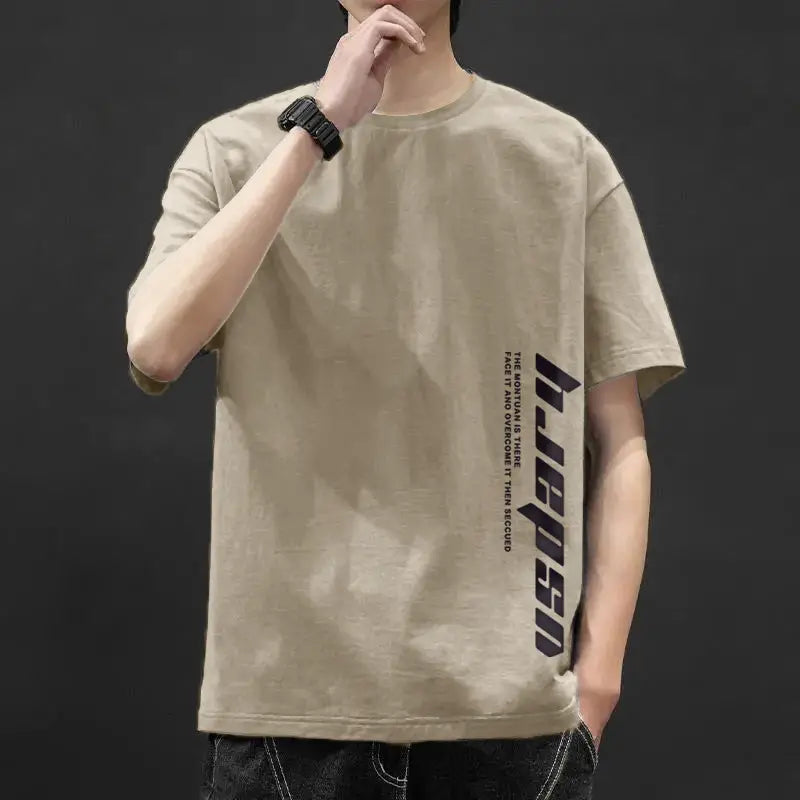 Men’s Graphic Ice-Silk Summer T-Shirt