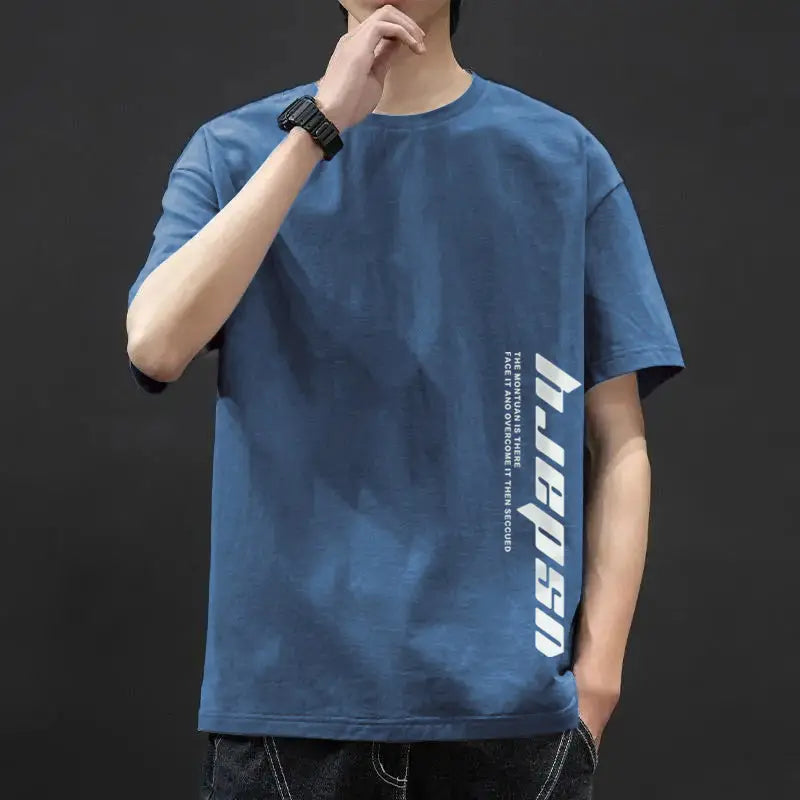 Men’s Graphic Ice-Silk Summer T-Shirt