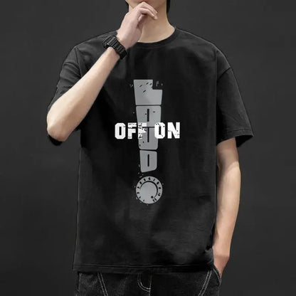 Men’s Graphic Ice-Silk Summer T-Shirt