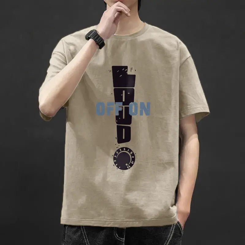 Men’s Graphic Ice-Silk Summer T-Shirt