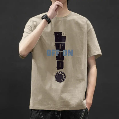 Men’s Graphic Ice-Silk Summer T-Shirt