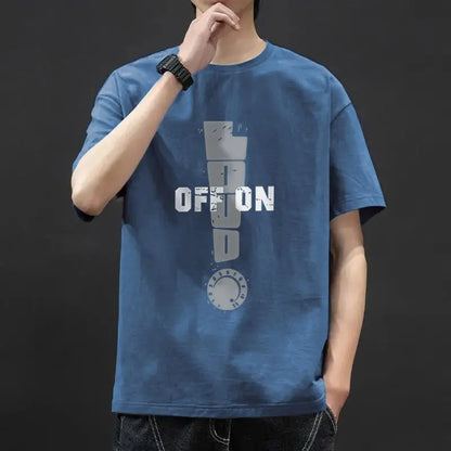 Men’s Graphic Ice-Silk Summer T-Shirt
