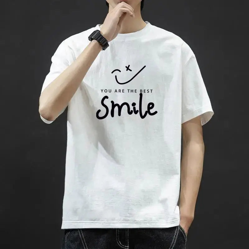 Men’s Graphic Ice-Silk Summer T-Shirt