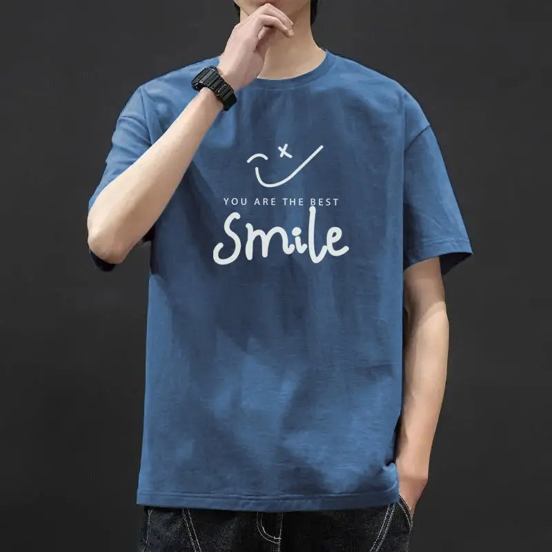 Men’s Graphic Ice-Silk Summer T-Shirt