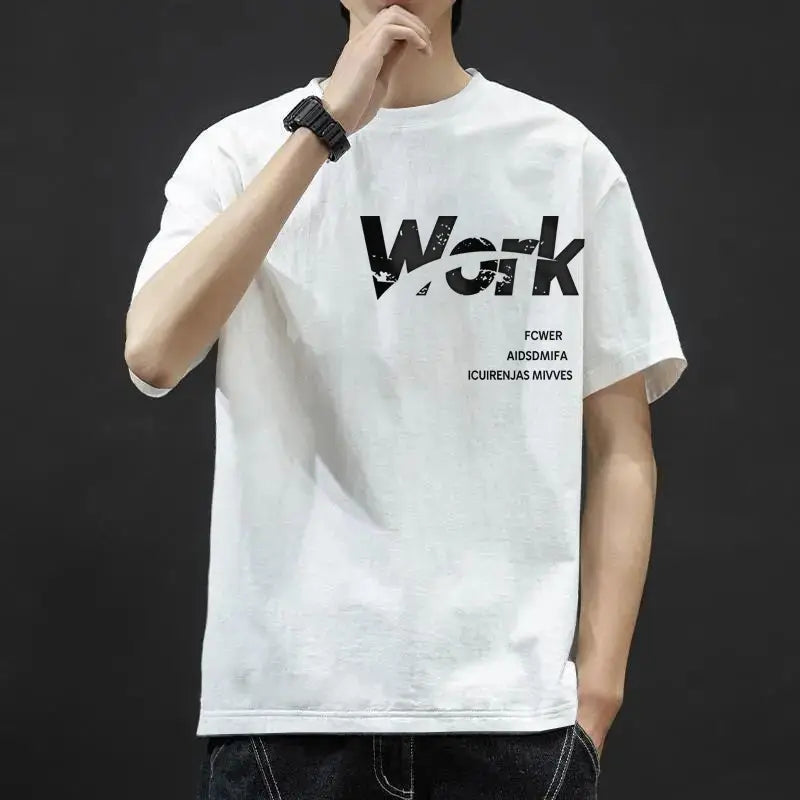 Men’s Graphic Ice-Silk Summer T-Shirt