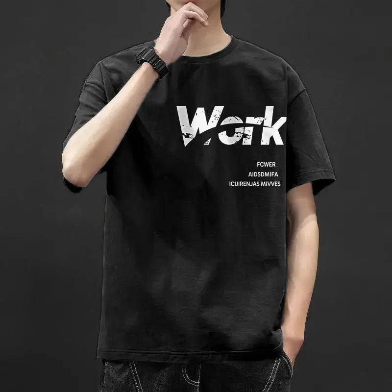 Men’s Graphic Ice-Silk Summer T-Shirt