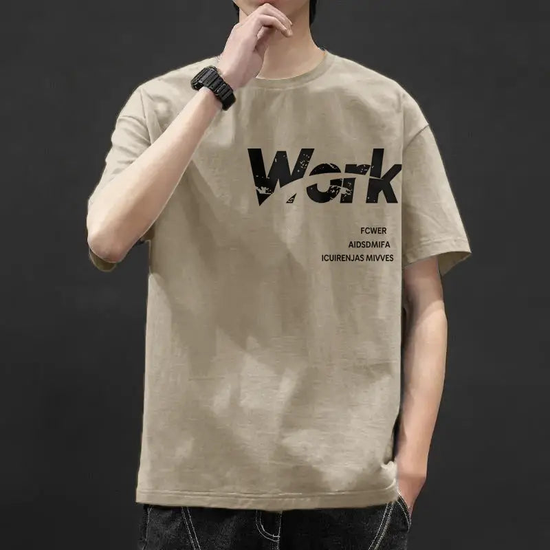Men’s Graphic Ice-Silk Summer T-Shirt