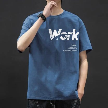Men’s Graphic Ice-Silk Summer T-Shirt