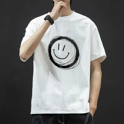Men’s Graphic Ice-Silk Summer T-Shirt