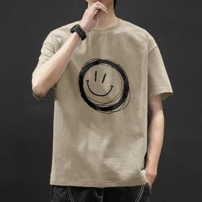 Men’s Graphic Ice-Silk Summer T-Shirt