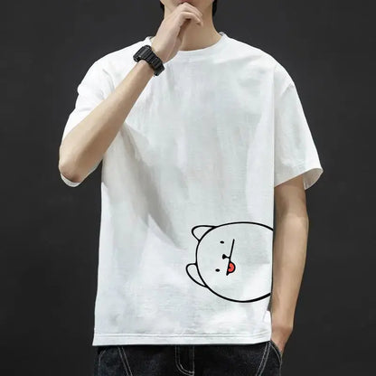 Men’s Graphic Ice-Silk Summer T-Shirt