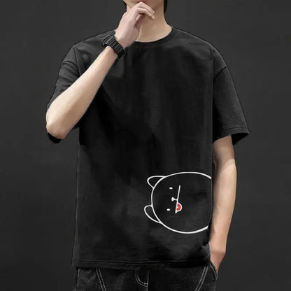 Men’s Graphic Ice-Silk Summer T-Shirt