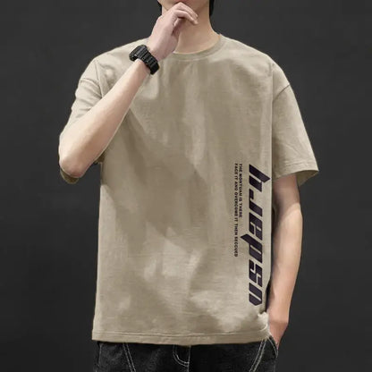 Men’s Graphic Ice-Silk Summer T-Shirt