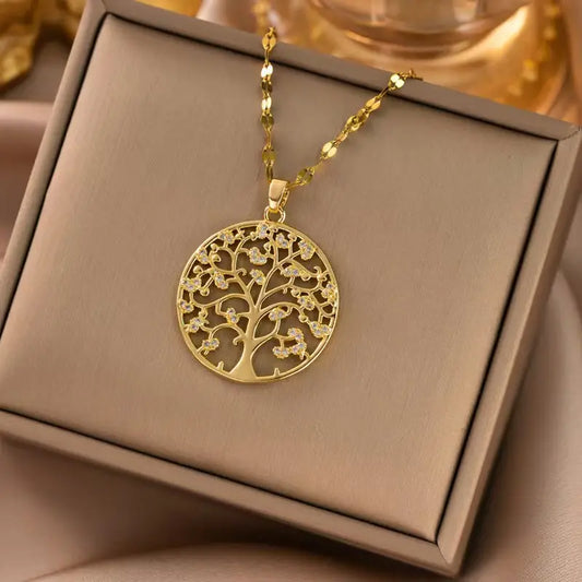 Titanium Steel Woman's Necklace 52 Different Gold Chain