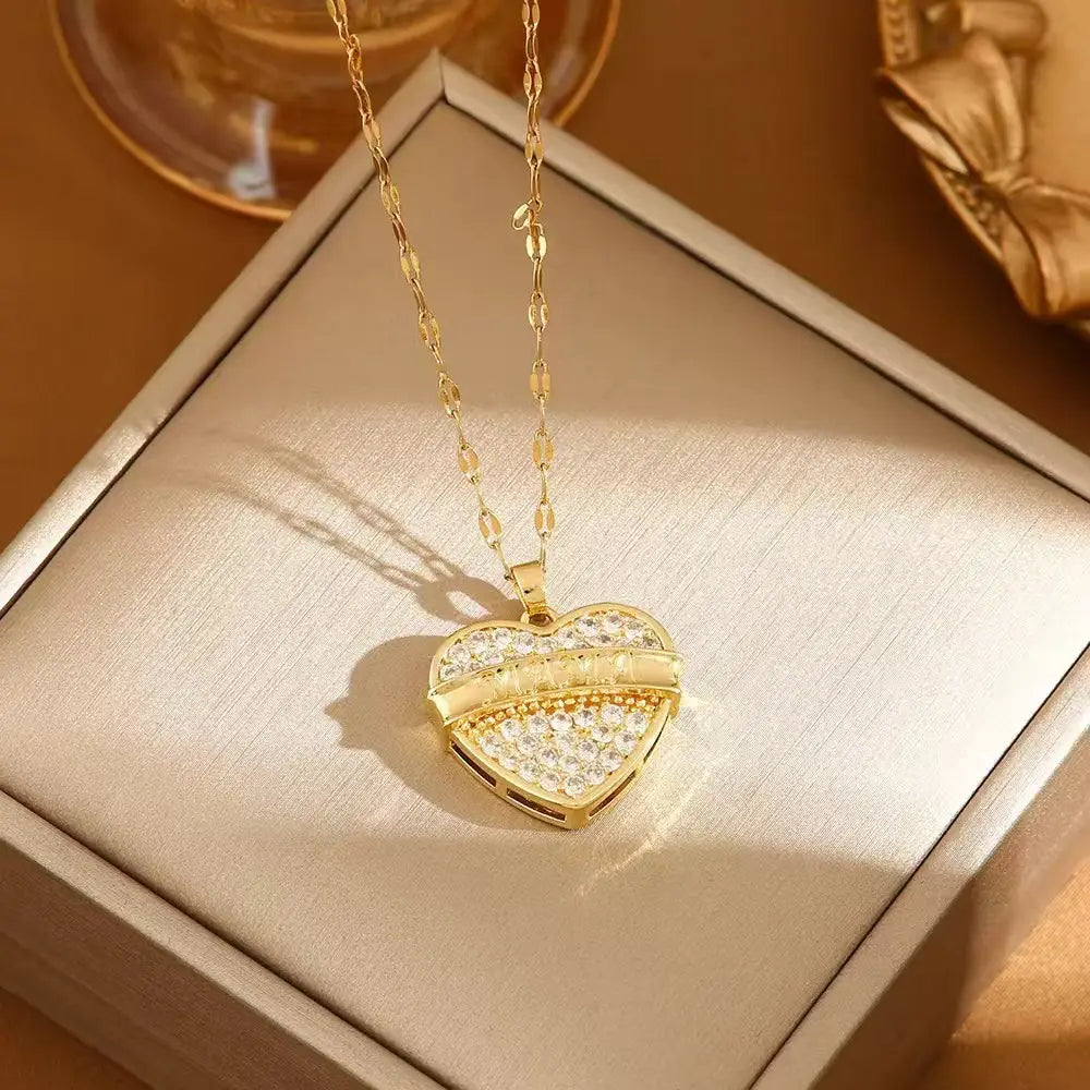 Titanium Steel Woman's Necklace 52 Different Gold Chain