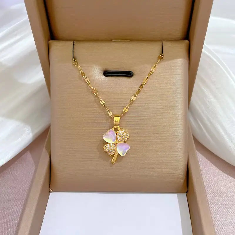 Titanium Steel Woman's Necklace 52 Different Gold Chain