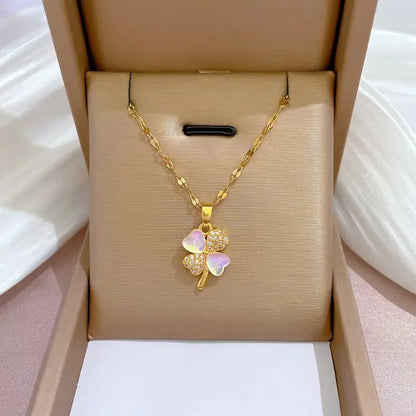 Titanium Steel Woman's Necklace 52 Different Gold Chain