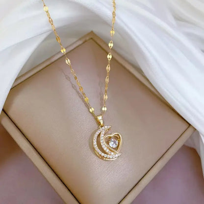 Titanium Steel Woman's Necklace 52 Different Gold Chain
