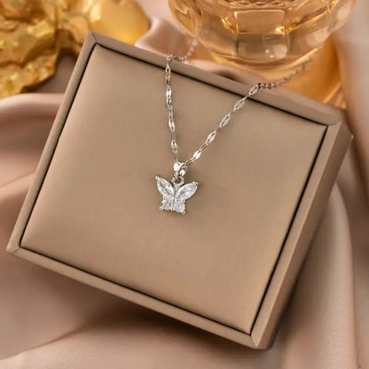 Titanium Steel Woman's Necklace 52 Different Gold Chain