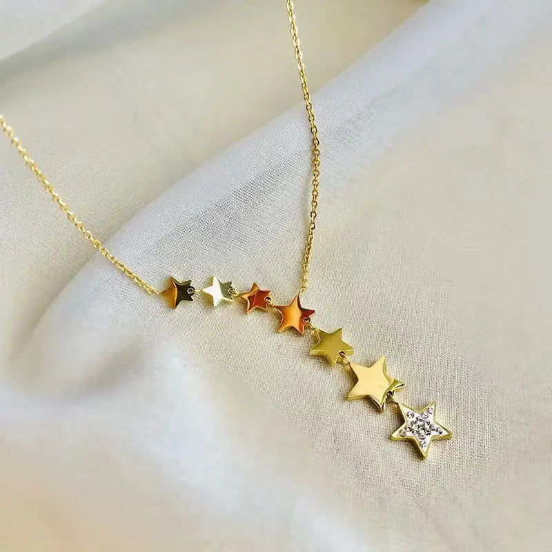Titanium Steel Woman's Necklace 52 Different Gold Chain