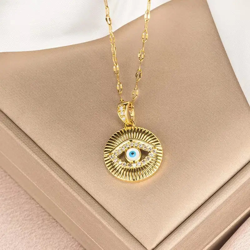 Titanium Steel Woman's Necklace 52 Different Gold Chain