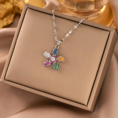 Titanium Steel Woman's Necklace 52 Different Gold Chain
