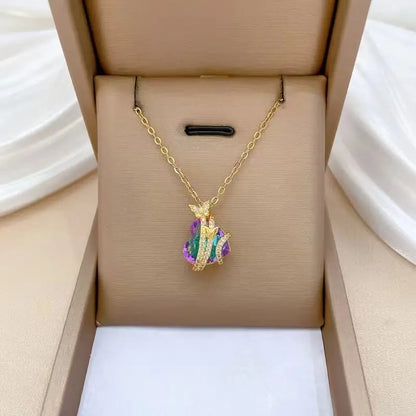 Titanium Steel Woman's Necklace 52 Different Gold Chain