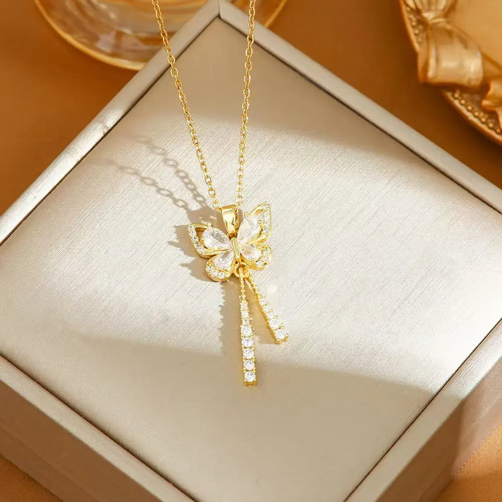 Titanium Steel Woman's Necklace 52 Different Gold Chain