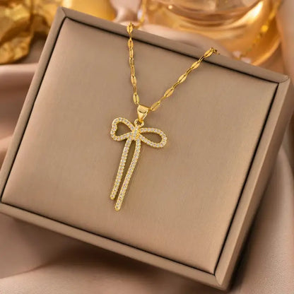 Titanium Steel Woman's Necklace 52 Different Gold Chain