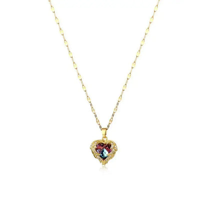 Titanium Steel Woman's Necklace 52 Different Gold Chain