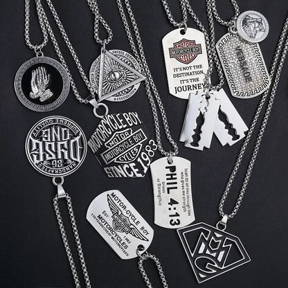 Hip Hop Necklace For Men's & Woman's Street Wear Pentend Chain