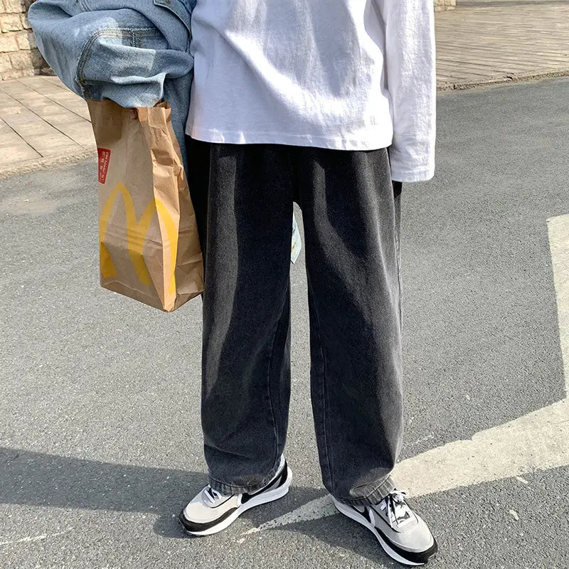 Men’s Japanese Style Loose Fit Jeans