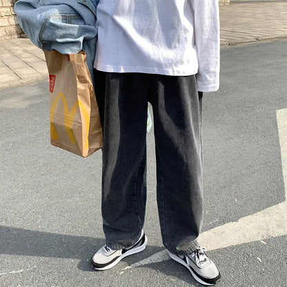 Men’s Japanese Style Loose Fit Jeans