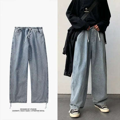 Men’s Japanese Style Loose Fit Jeans